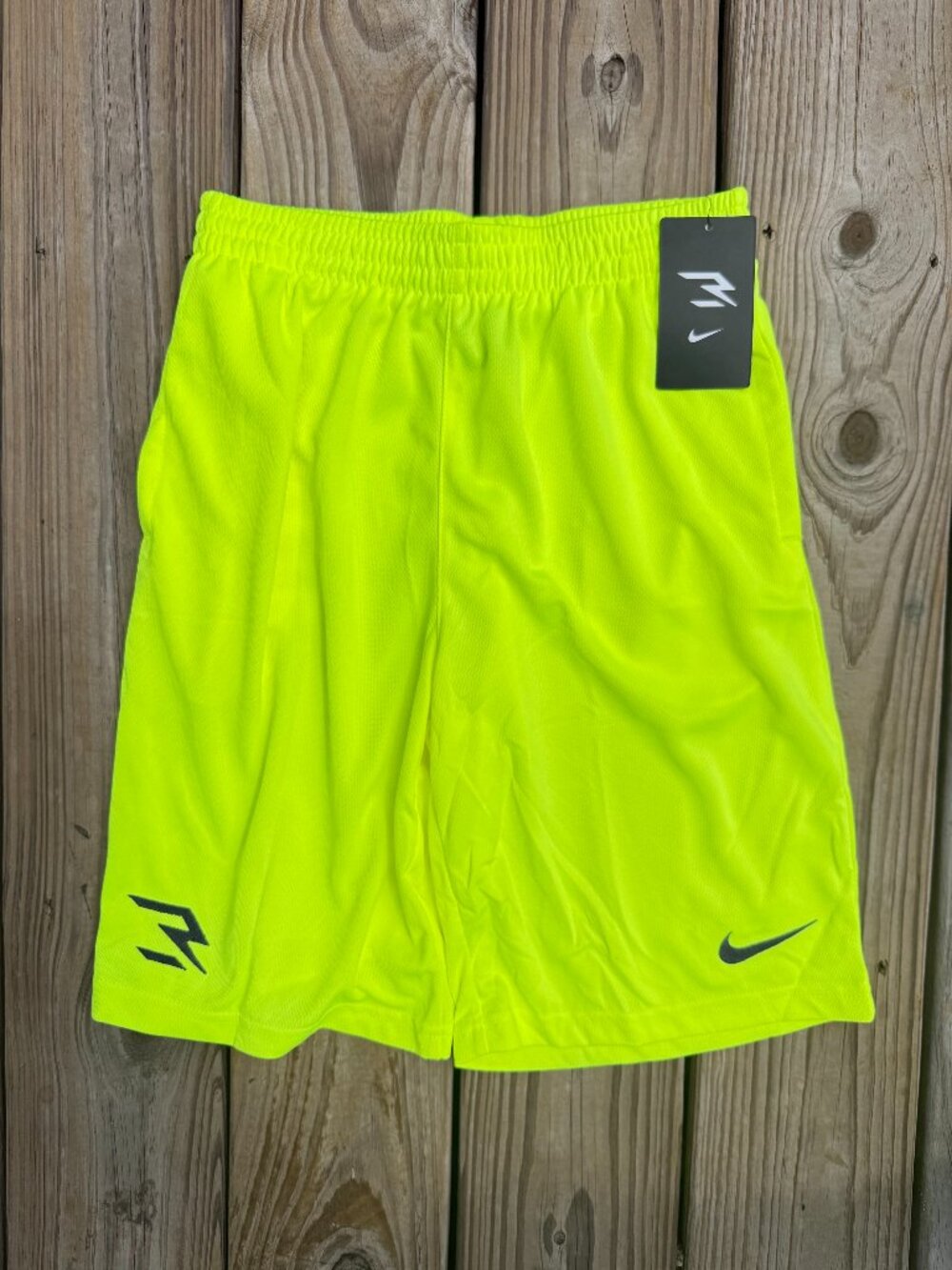 Nike 3BRAND Volt Mesh Shorts Boys L Y2K Athleisure Sportcore NWT Neon 3925